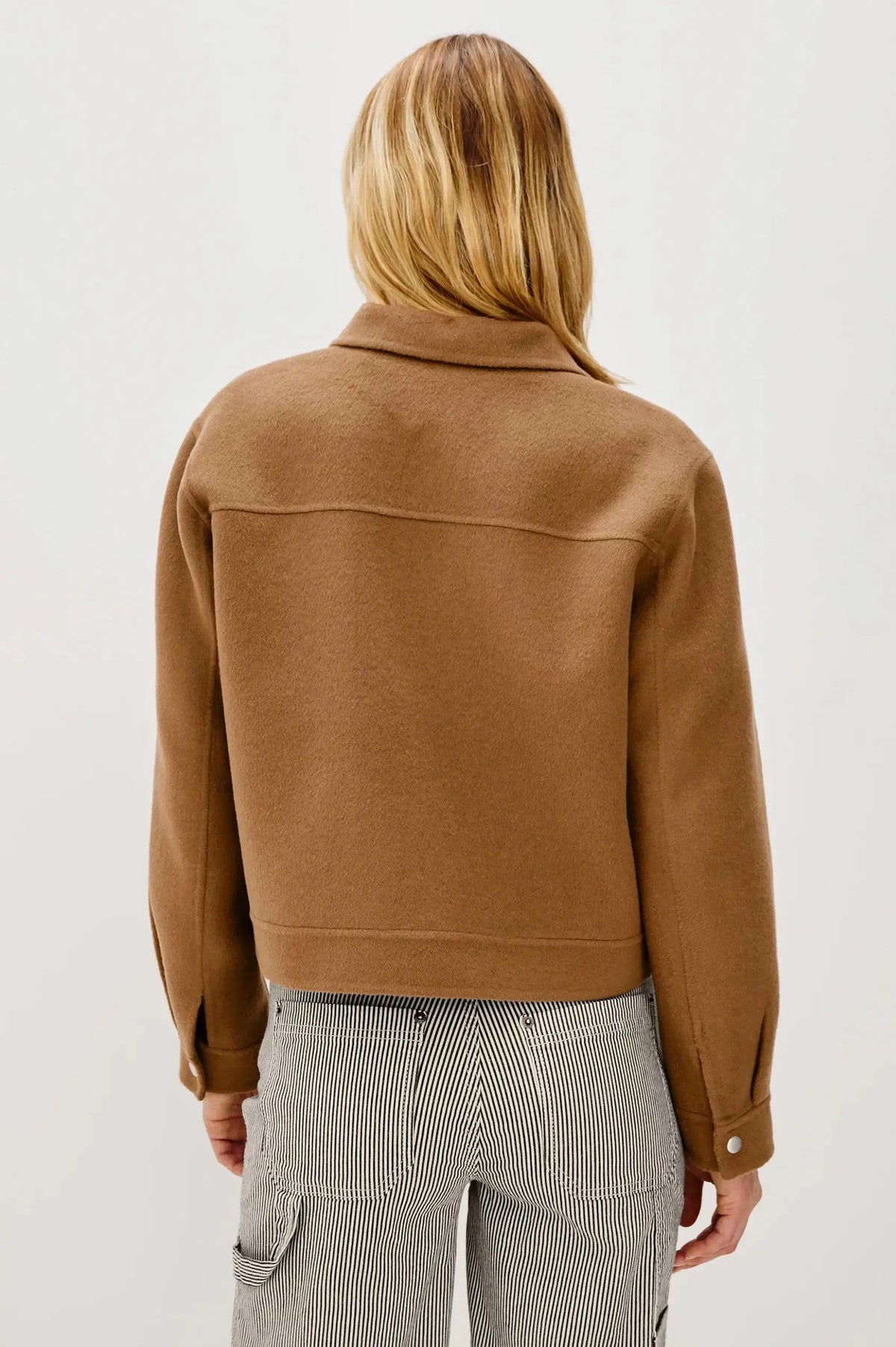 Rails Mountain Jacket- Camel-Hand In Pocket