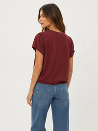 Michael Stars Luca Bubble Tee - Port Royale