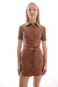 Laurel & Gold Rossmore Belt - Caramel-Hand In Pocket