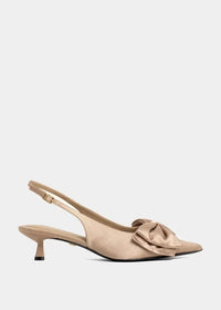 Shu Shop Nora Slingbacks- Champagne-Hand In Pocket