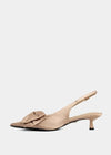 Shu Shop Nora Slingbacks- Champagne-Hand In Pocket