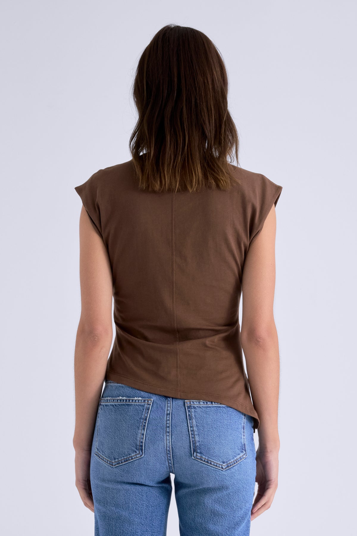 Pistola Nya Drapped Tee - Java-Hand In Pocket