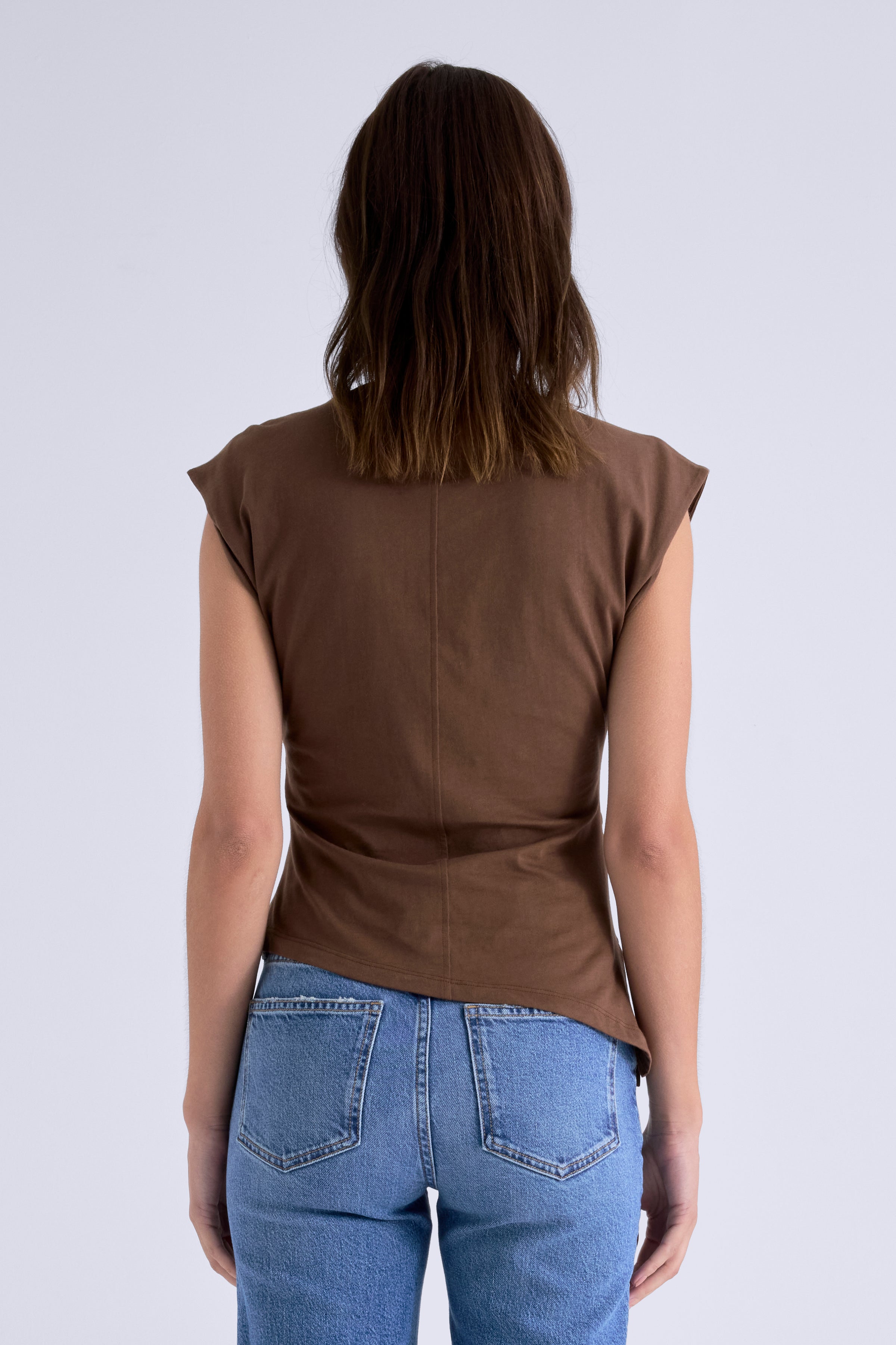 Pistola Nya Drapped Tee - Java-Hand In Pocket
