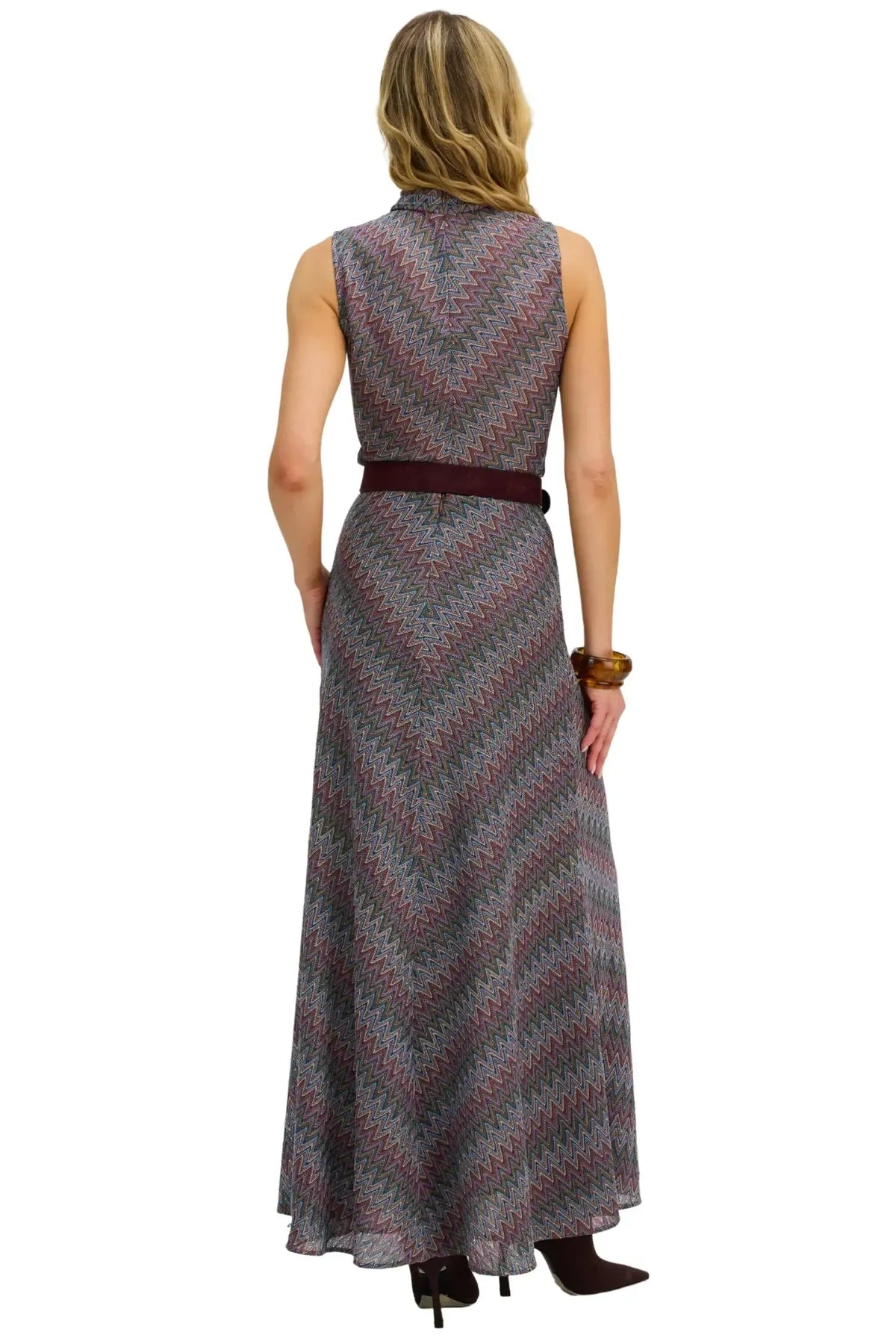 Allison Olive Skirt - Rainbow-Hand In Pocket
