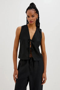 Rails Oregon Top- Black-Hand In Pocket