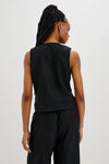 Rails Oregon Top- Black-Hand In Pocket