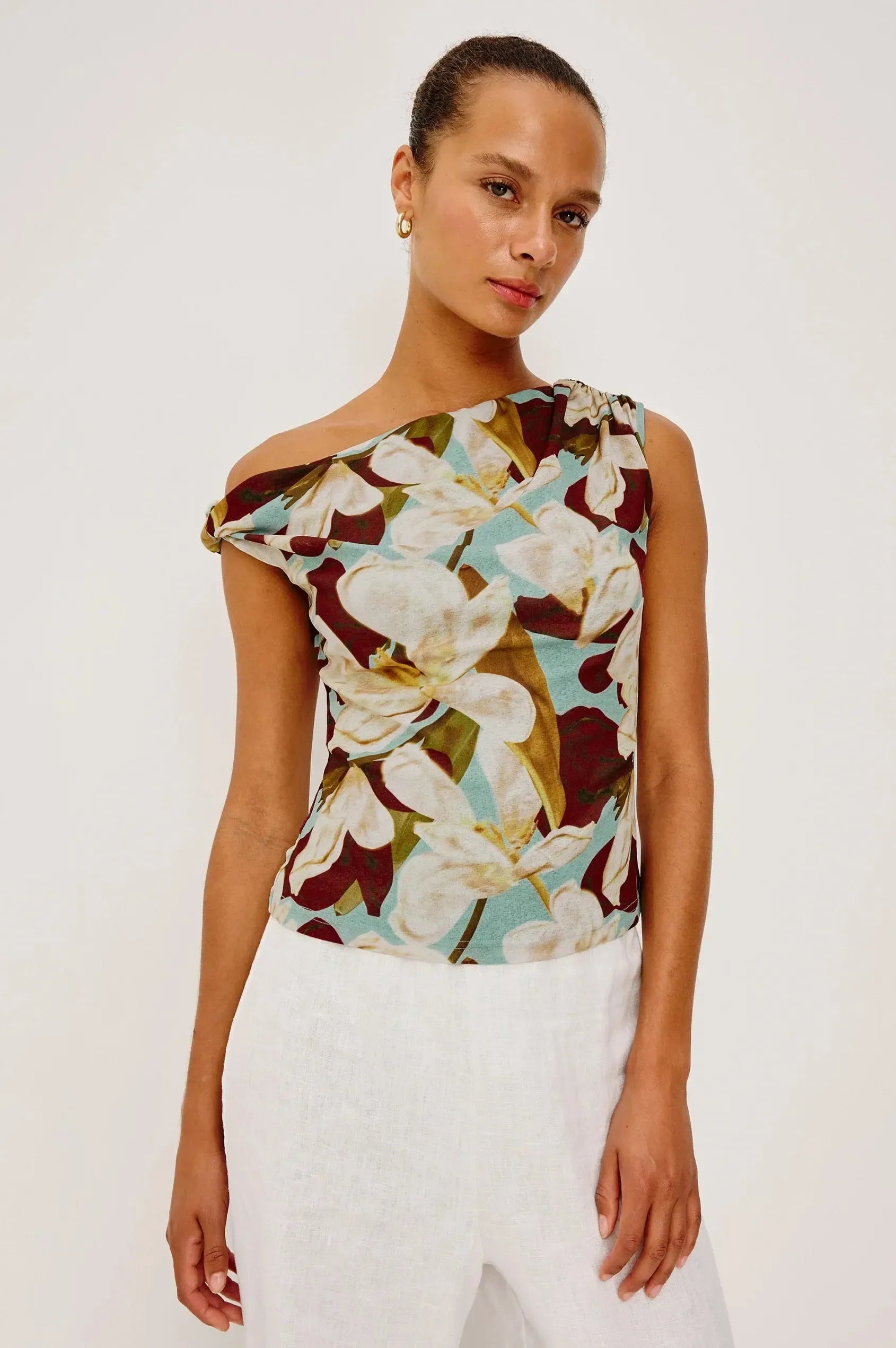 Rails Orelia Top - Plumeria-Hand In Pocket