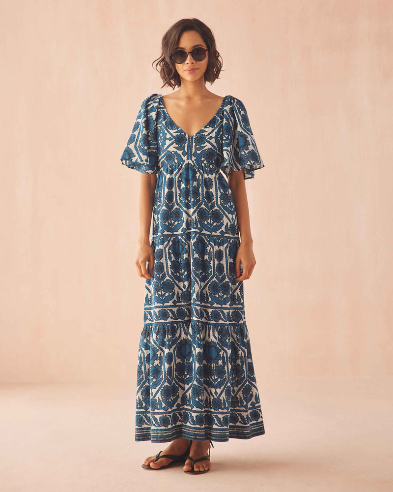 Omika Holis Maxi Dress - Tessa Santorini-Hand In Pocket