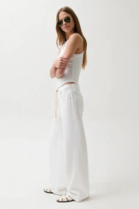 Pistola Jadyn Low Slung Palazzo w/ Draw Cord-Hand In Pocket