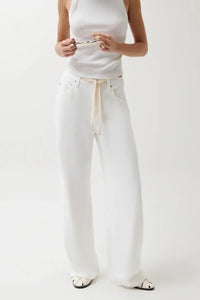 Pistola Jadyn Low Slung Palazzo w/ Draw Cord-Hand In Pocket