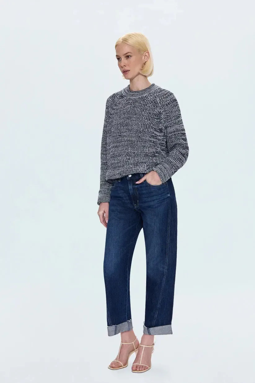 Pistola Kacey Cropped Jeans- Cultivate-Hand In Pocket