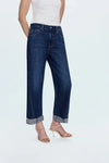 Pistola Kacey Cropped Jeans- Cultivate-Hand In Pocket