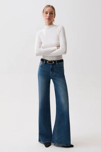 Pistola Vivian Wide Leg - Blue Depths