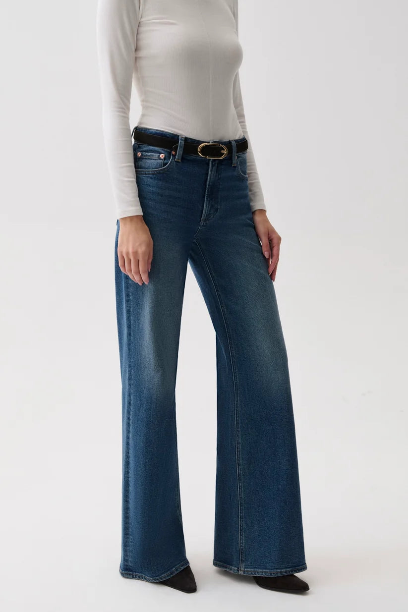 Pistola Vivian Wide Leg - Blue Depths