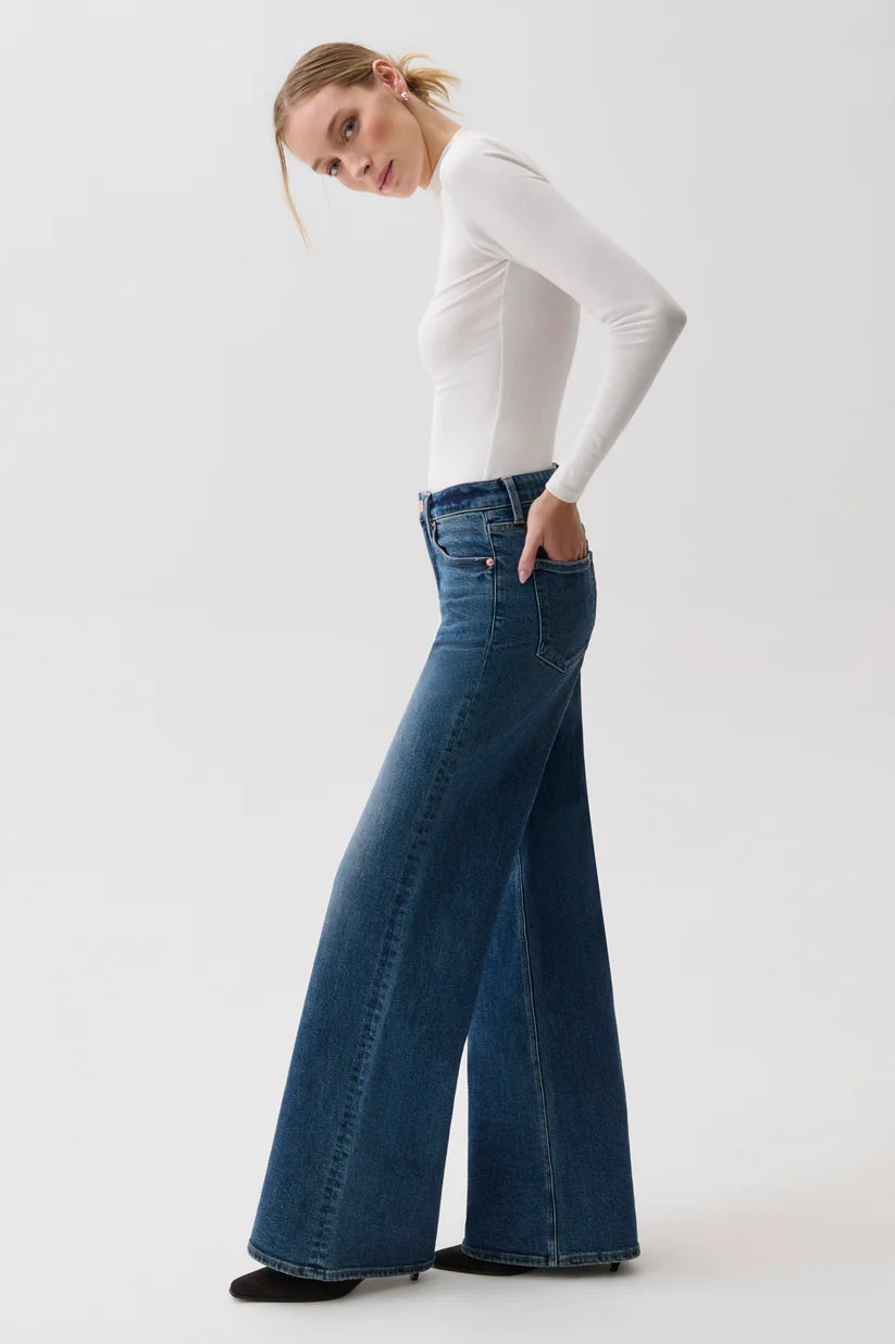 Pistola Vivian Wide Leg - Blue Depths
