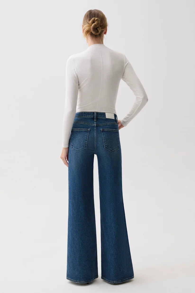 Pistola Vivian Wide Leg - Blue Depths