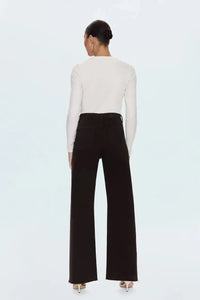 Pistola Penny Jean- Mocha-Hand In Pocket