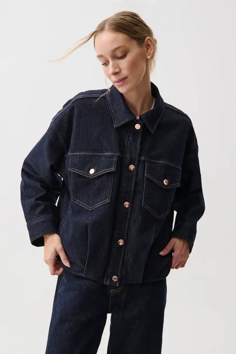 Pistola Bibi Blouson Jacket - Nightfall-Hand In Pocket