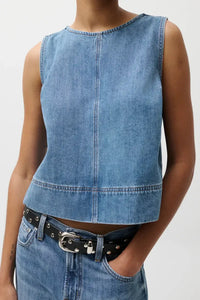 Pistola Rue Pop Over Swing Shirt - Sail Away-Hand In Pocket