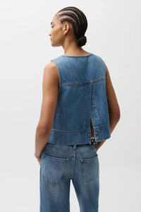 Pistola Rue Pop Over Swing Shirt - Sail Away-Hand In Pocket