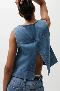 Pistola Rue Pop Over Swing Shirt - Sail Away-Hand In Pocket