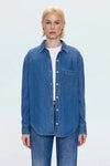 Pistola Jaime Denim Top- Agenda-Hand In Pocket