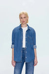 Pistola Jaime Denim Top- Agenda-Hand In Pocket
