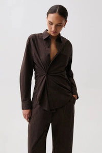 Pistola Mila Wrap Top - Hot Toddy-Hand In Pocket