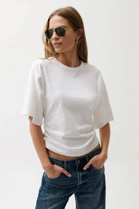 Pistola Veronica Kimono Tee - Le Blanc-Hand In Pocket