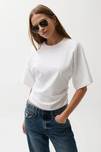 Pistola Veronica Kimono Tee - Le Blanc-Hand In Pocket