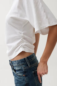 Pistola Veronica Kimono Tee - Le Blanc-Hand In Pocket