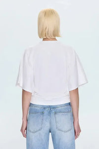 Pistola Veronica Tee - Le Blanc-Hand In Pocket