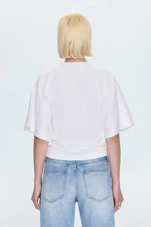 Pistola Veronica Tee - Le Blanc-Hand In Pocket