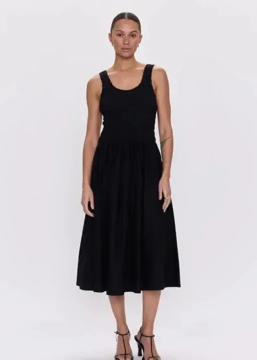 Pistola Alessia Dress - Noir-Hand In Pocket