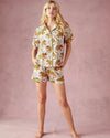 Print Fresh Bagheera Short Set- Blush-Hand In Pocket