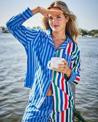 Print Fresh Gift Wrapping Long Set- Nautical Stripe-Hand In Pocket