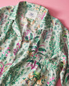 Print Fresh Camel’s Courtyard Satin Set- Avo-Hand In Pocket