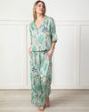 Print Fresh Camel’s Courtyard Satin Set- Avo-Hand In Pocket