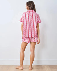 Print Fresh Mini Candy Hearts Short PJ Set