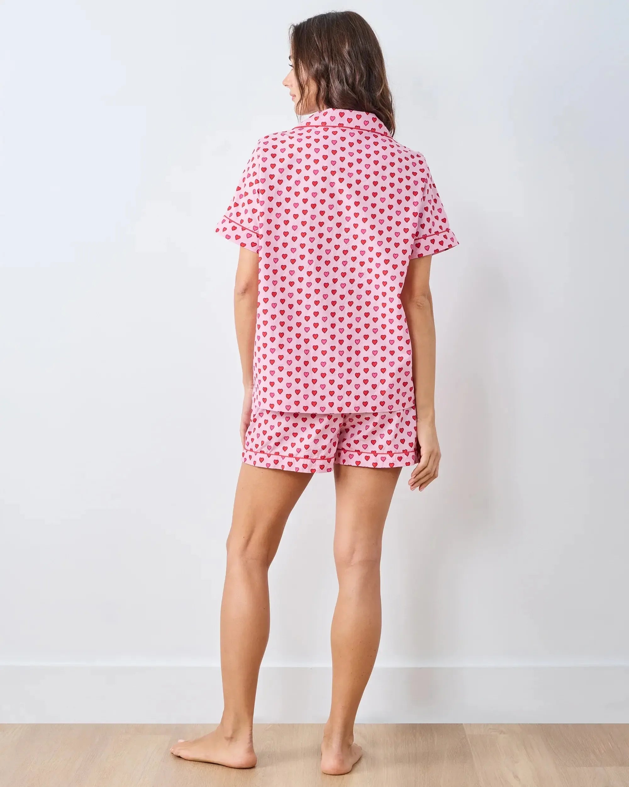 Print Fresh Mini Candy Hearts Short PJ Set