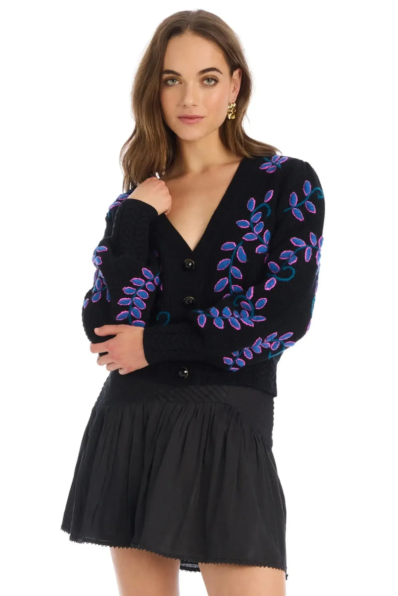 Allison Piper Cardigan-Black-Hand In Pocket