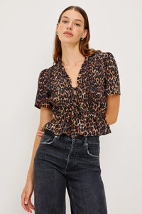 Rails Portia Top- Brown Nala