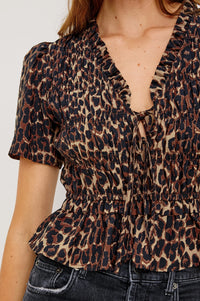 Rails Portia Top- Brown Nala