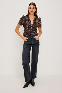 Rails Portia Top- Brown Nala