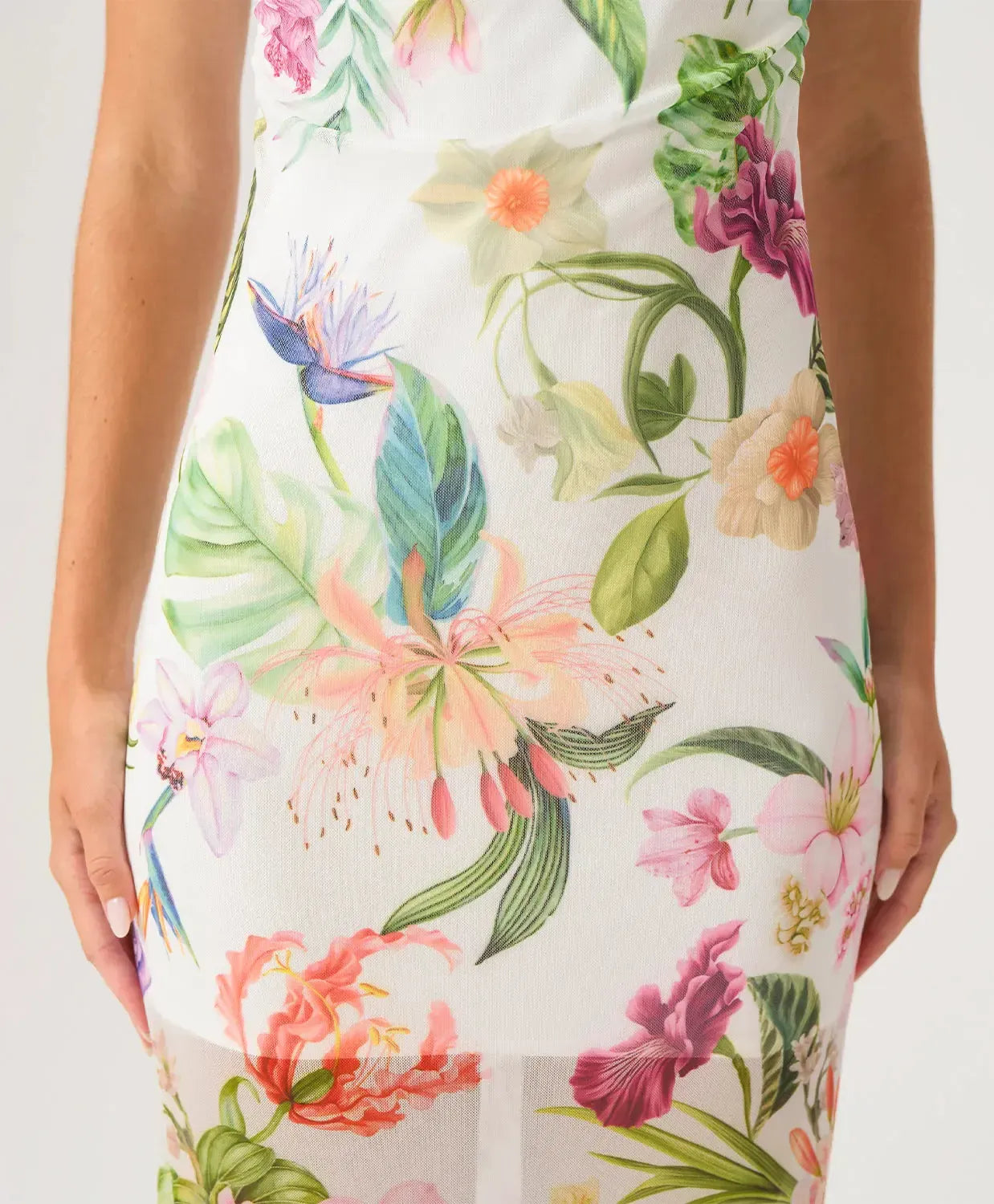 PQ Swim Sofia Tube Dress- Paradise Bloom-Hand In Pocket