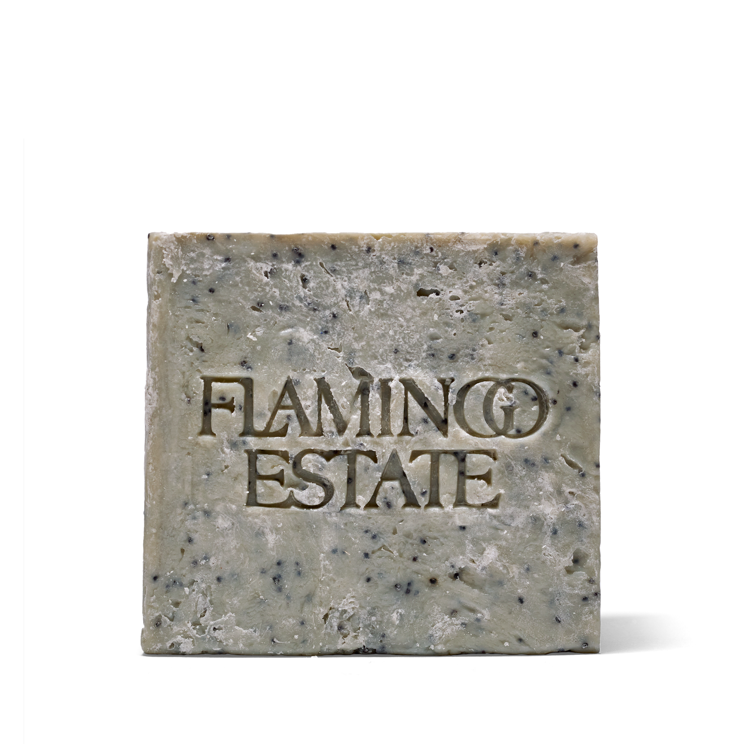 Flamingo Estate 12oz Exfoliating Soap Brick - Peppermint-Hand In Pocket