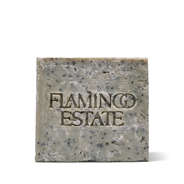 Flamingo Estate 12oz Exfoliating Soap Brick - Peppermint-Hand In Pocket