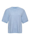 Sanctuary Perfect Sweater Tee - Blue Powder-Hand In Pocket