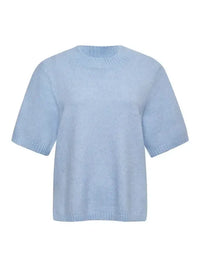 Sanctuary Perfect Sweater Tee - Blue Powder-Hand In Pocket
