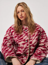 John & Jenn Quincy Jacket- Raspberry Swirl